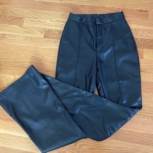 Black, XS pleather pants